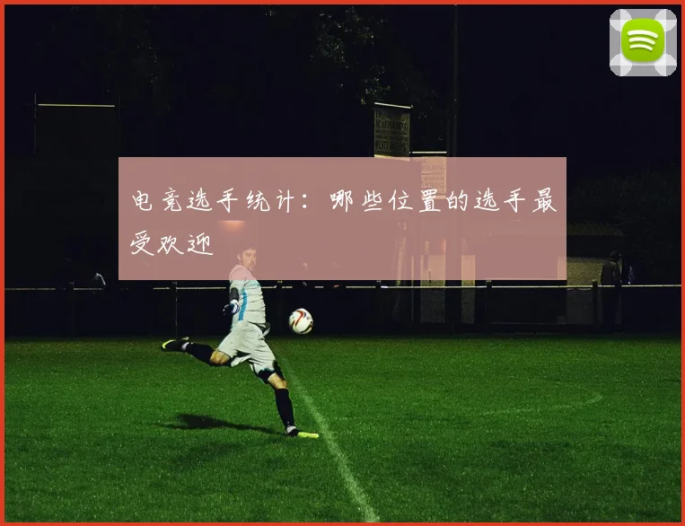 电竞选手统计：哪些位置的选手最受欢迎